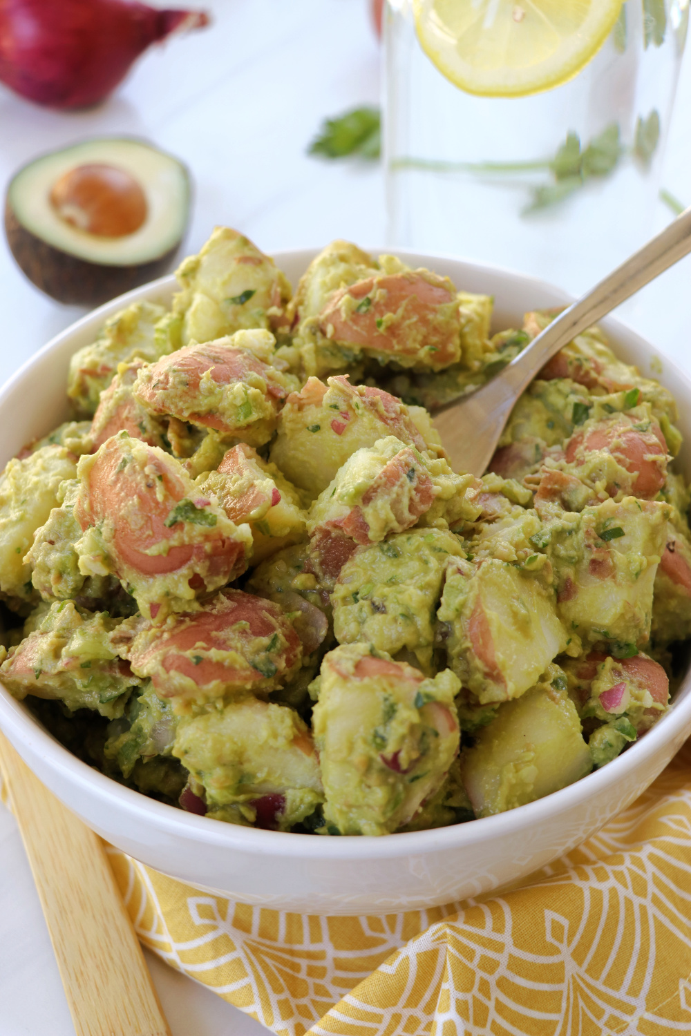 avocado potato salad