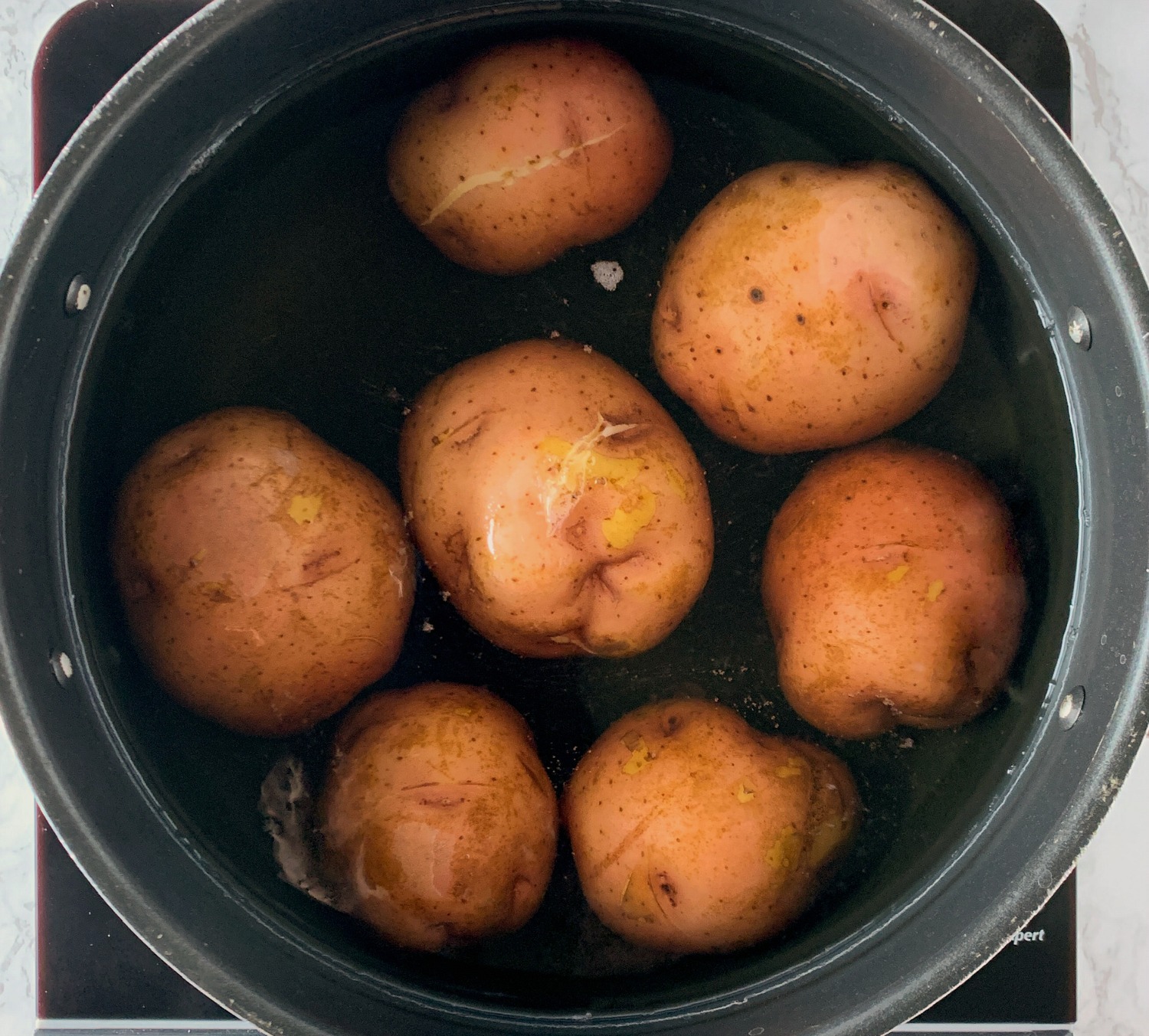 boil the red potatoes