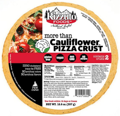 Rizzuto Foods Vegan Cauliflower Crust