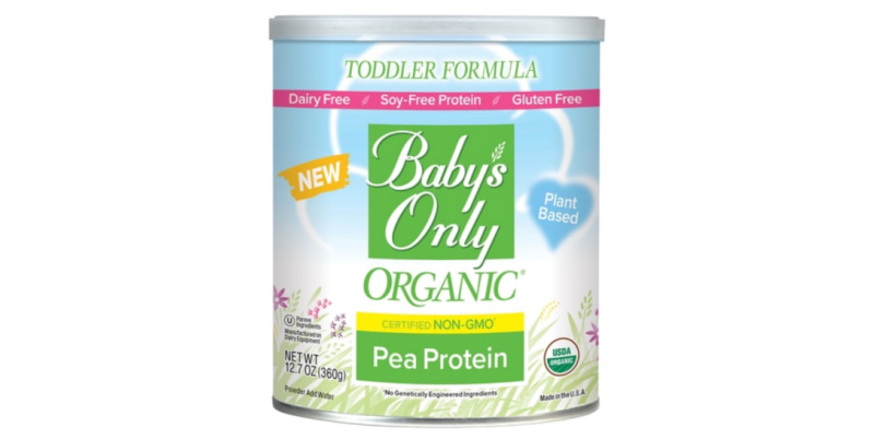 Baby's Only Pea Protein plant-based formula