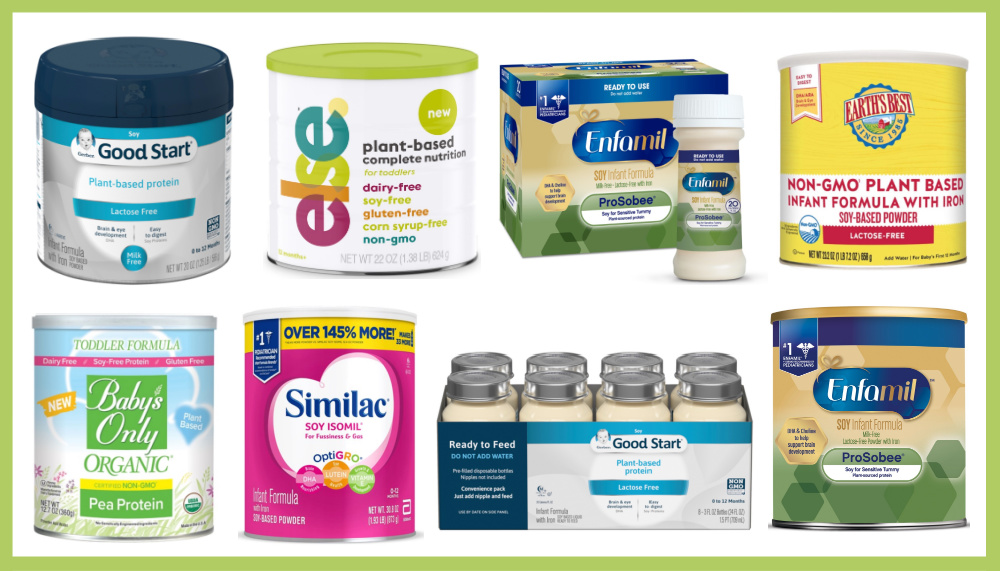 Vegan Baby Formula Brands and plant based options