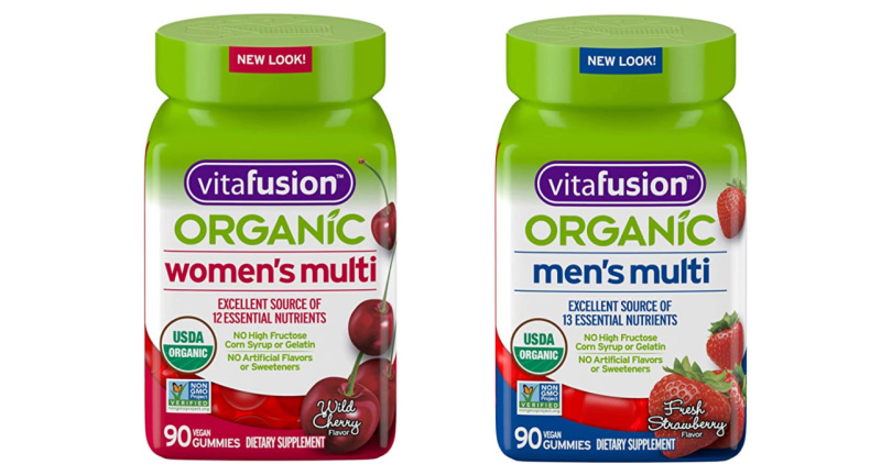 Vitafusion Organic Vegan Gummy Vitamins for men and women