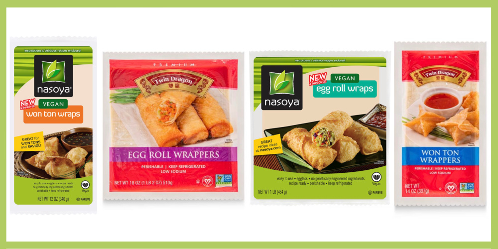 Vegan Wonton Wrappers and Vegan Eggroll Wrappers brands