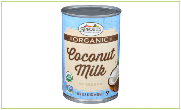 sprouts organic coconut milk