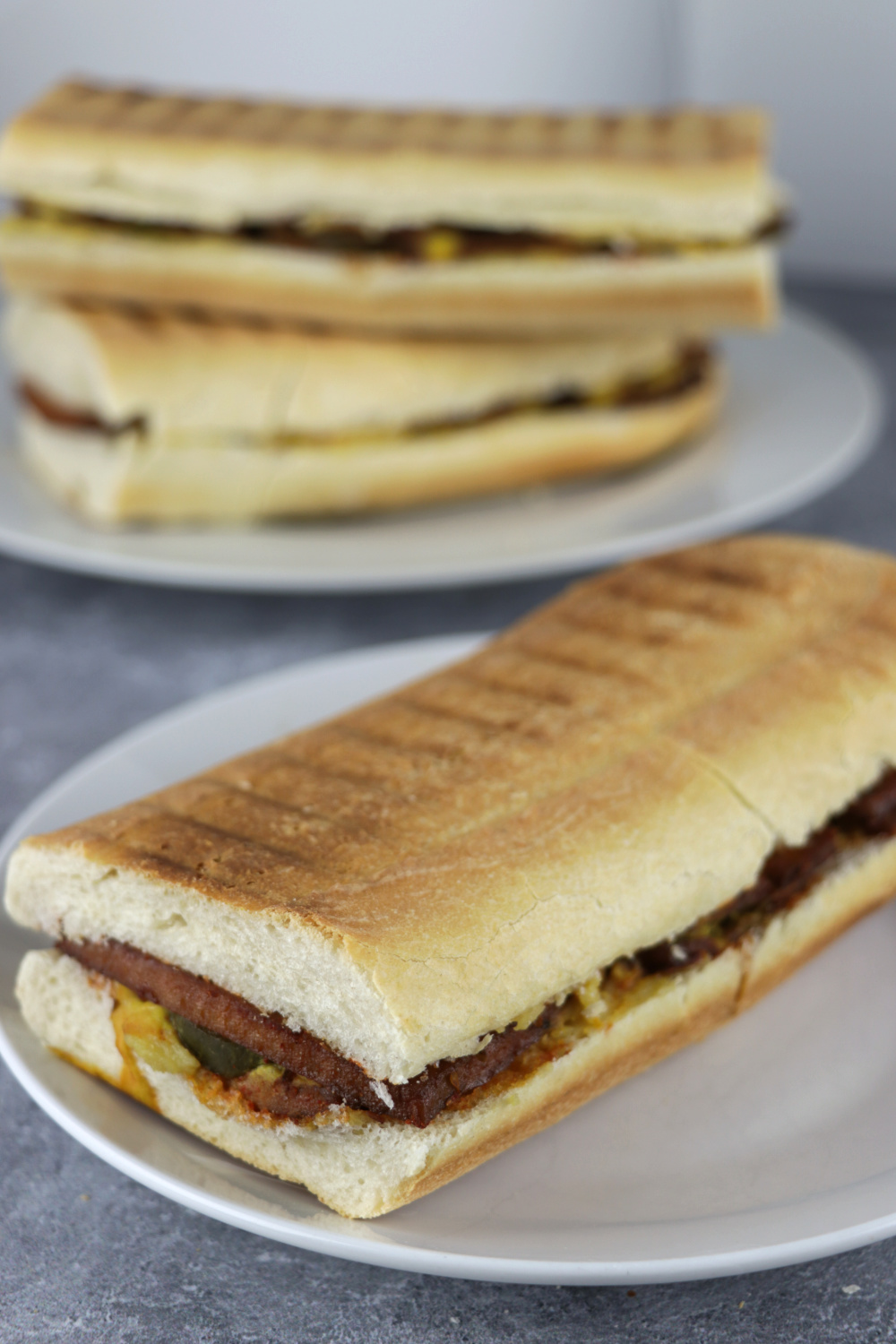 vegan Cuban sandwich