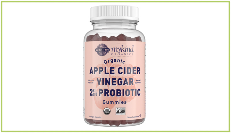 my kind organics apple cider vinegar probiotic gummies