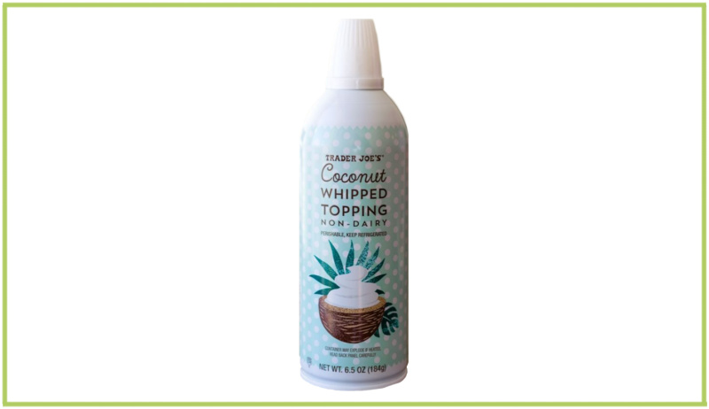 Trader Joe's coconut whipped topping