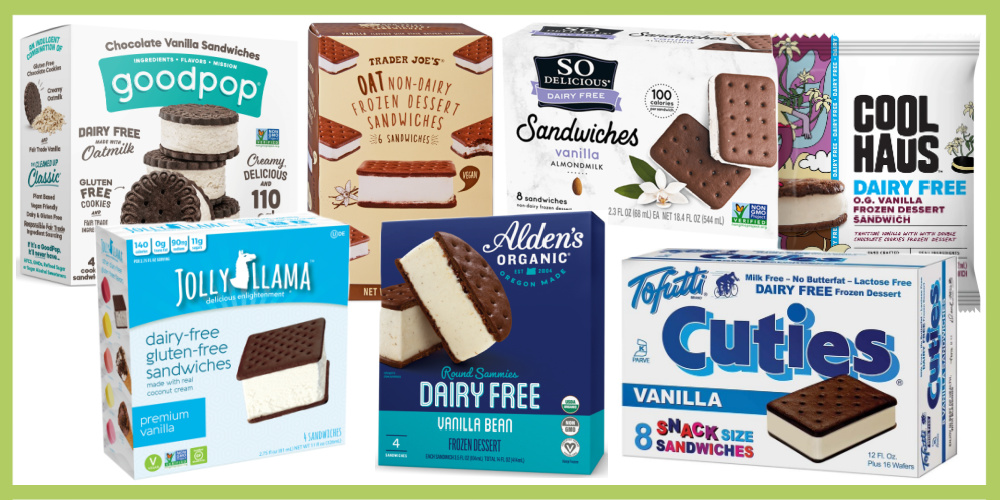 vegan ice cream sandwiches brands