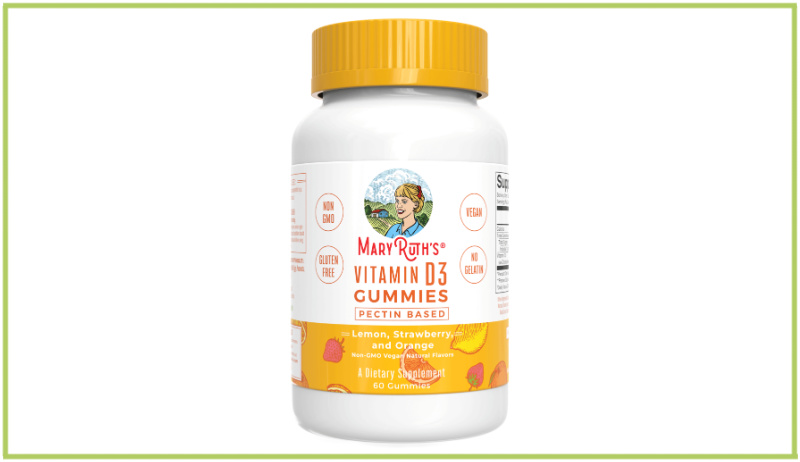 Mary Ruth's Vegan vitamin d3 gummies